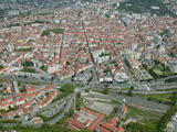 Saint-Etienne vu d'en haut